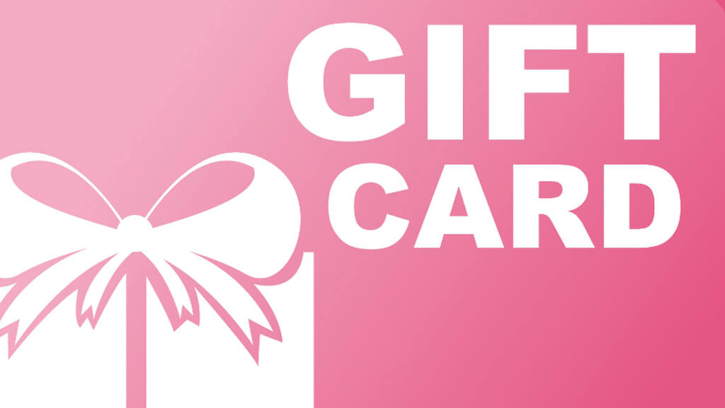 Red gift card.